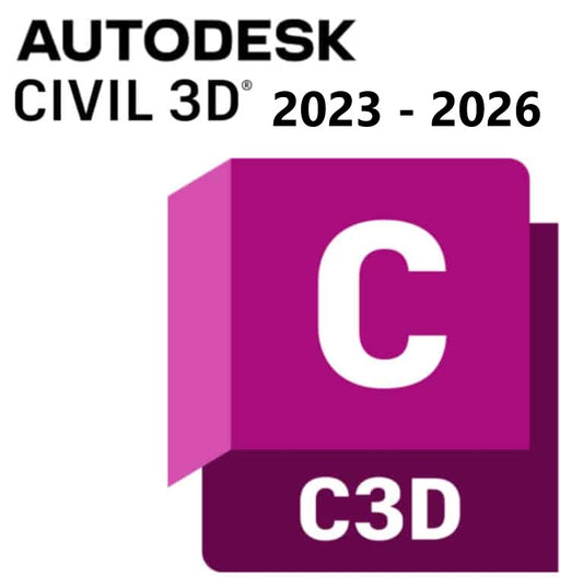 AUTODESK CIVIL 3D 2023-2026 (PC/MAC, 1 YEAR)