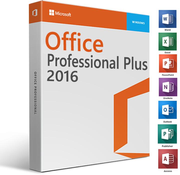 MICROSOFT OFFICE 2016 PRO PLUS (5 PCs, LIFETIME)